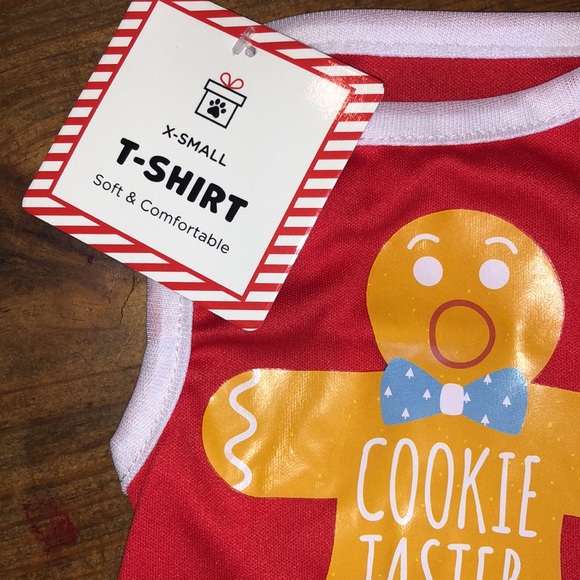 Christmas Cookie Taster Doggy tshirt - Picture 2 of 6
